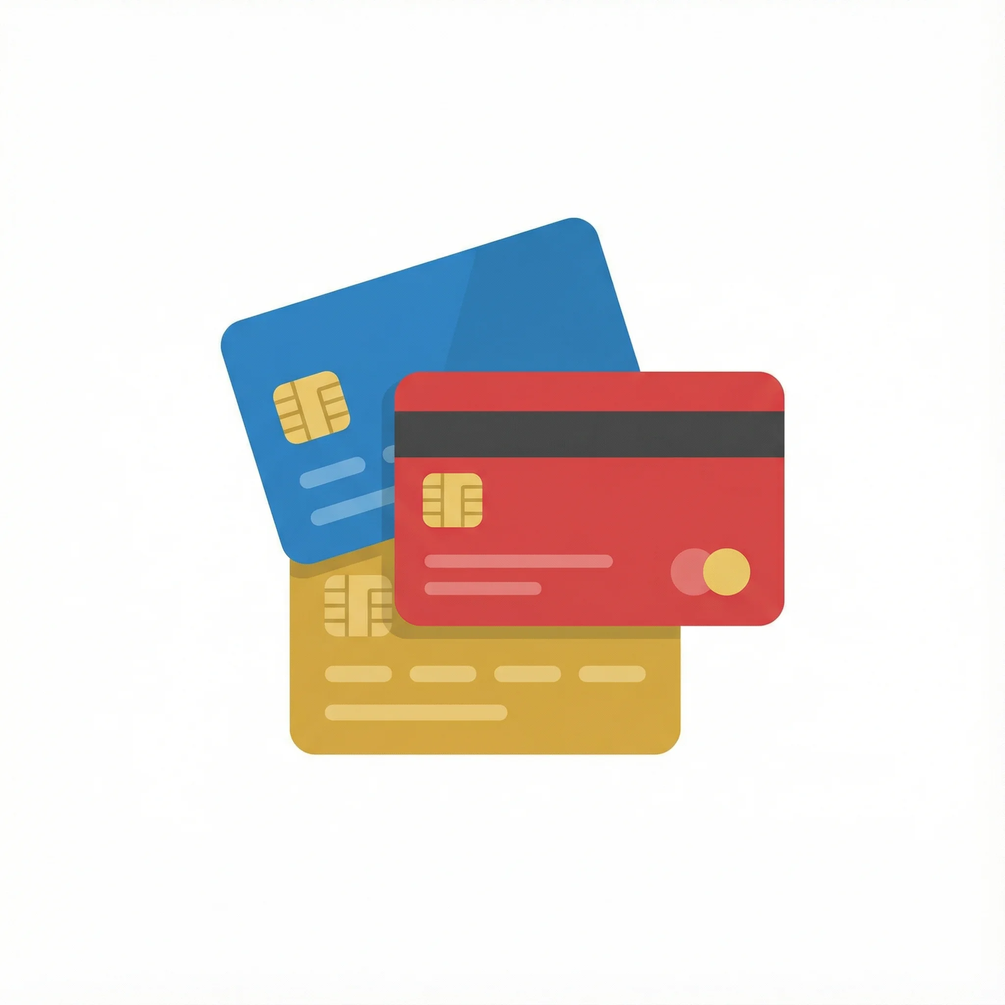 Tarjetas de crédito y débito Visa Mastercard